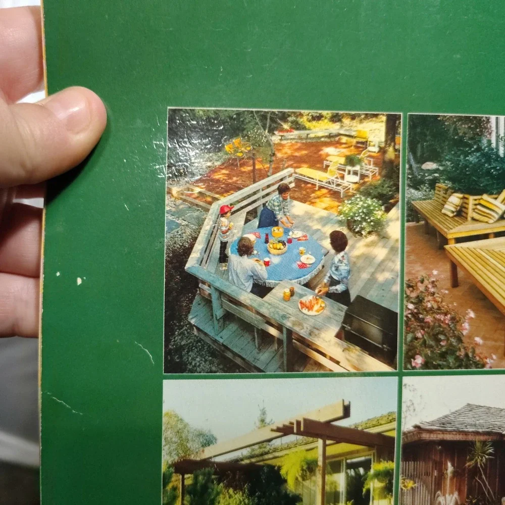 Better Homes and Gardens Deck‎ & Patio Projects Book, How to Build 1977